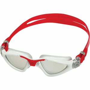 Aquasphere Kayenne verspiegelte Schwimmbrille, Farbe:weiß/rot