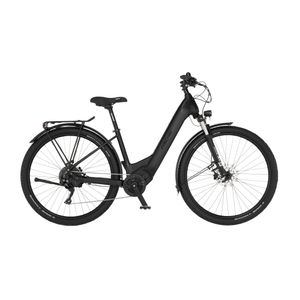 FISCHER E-Bike Pedelec ATB Terra 8.0, Rahmenhöhe 43 cm, 29 Zoll, Akku 711 Wh, Mittelmotor, tiefer Einstieg, Kettenschaltung, LCD Display, schwarz