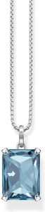 THOMAS SABO Kette "Grosser Stein blau" KE1957-009-1-L50V