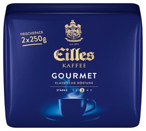 Kaffee GOURMET von Eilles, 2x250g gemahlen