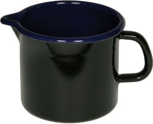 Riess Sippy Pot Ø16cm 2 litry černý/modrý smalt