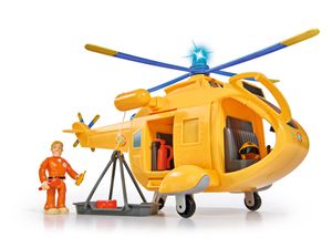 Simba Feuerwehrmann Sam Hubschrauber Wallaby II mit Figur; 109251002