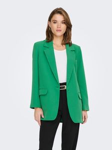 ONLY Damen Oversized Langarm Blazer Eleganter Basic Cardigan Business Jacke Mantel ONLLANA-BERRY, Farben:Grün, Größe:32