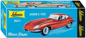 Schuco Micro Racer Jaguar E-Type, Modellauto, Die-Cast, Limitierte Auflage, dunkelblau