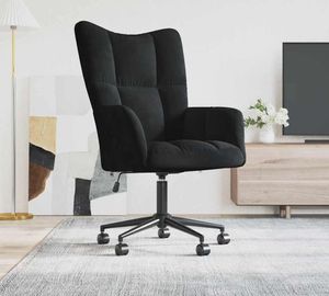 vidaXL Relax křeslo Black Velvet vidaXL Relax křeslo Black Velvet