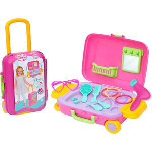 Dede Candy & Ken Beauty Spielzeugset für Mädchen, Kinder Schminkset Mädchen, Schminkkoffer mädchen, Ab 3 Jahre Alt