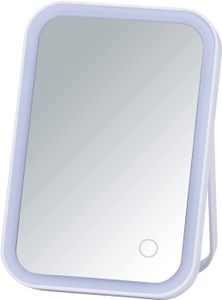 WENKO LED Kosmetik Stand Spiegel ARIZONA Schminken Bad Gäste WC Licht Halter
