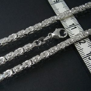 Königskette Halskette Sterlingsilber 50cm x 3mm Schmuck Kette 14030-50