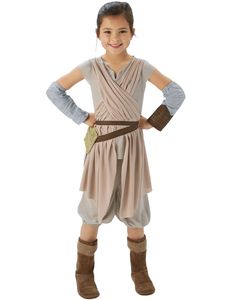 Kinder Kostüm Rey Star Wars Episode 7 - Mädchen Kostüm, Größe:M
