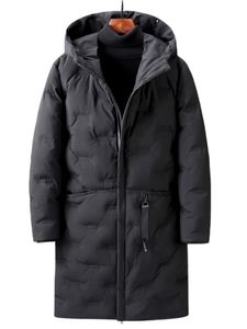 Damen Daunenjacken Lang Winterjacke Warme Jacke Outdoorjacke mit Kapuze Outdoor Mantel Schwarz,Größe EU XL