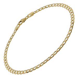 trendor 75652 Panzer-Armband für Damen Gold 333 (8 Karat) 19 cm