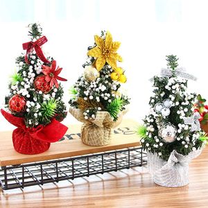 Tisch-Weihnachtsbaum, Künstlicher Mini-Weihnachtsbaum, Geschmückter Weihnachtsbaum,für Tisch, Schreibtisch, Wohnkultur