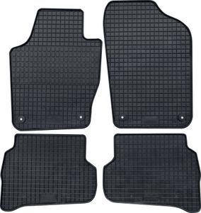 für VW Polo ab 06/2009-09/2017 Passform Fußmatten PETEX Gummimatten 4-teilig schwarz Allwettermatten Gummifußmatten