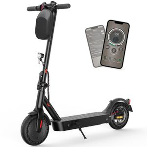 E Scooter (ABE) 500W 40km Reichweite, 10 Zoll Wabenreifen, bis 120kg | 20km/h Elektro Scooter | Faltbarer E Roller für Pendeln | Duales Bremssystem