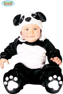 strampler Panda Junior Polyester schwarz mt 12-24 Monate