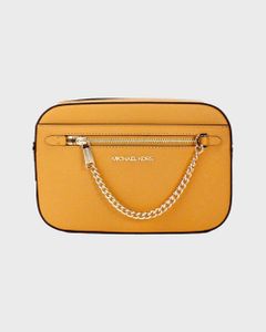 Michael Kors | Jet -Set gelbe Zip -Ketten -Crossbody -Tasche – Gelb