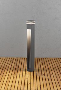 Konstsmide Massa  High Power LED Wegeleuchte - anthrazit lackiertes Aluminium, klares Acrylglas; 7945-370