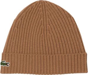 Lacoste Mütze mit Kroko-Logo, Braun One Size