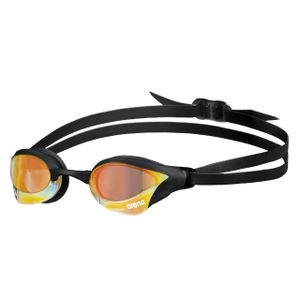 arena Cobra Core Swipe Erwachsenen Schwimmbrille FINA-geprüft, Farbe:Schwarz-Orange