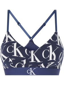 Calvin Klein Damen Unterwäsche BH Lightly Lined Bralette Blau, Größe:XS