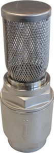 V4A Rückschlagventil (mit Saugkorb) 11/4"