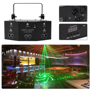Laser Projektor 9-EYE LED Licht RGB DMX Strobe Beam Bühnenbeleuchtung Light-Drahtlose Partylichter Disco Party Lichter