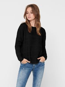 Dünner Strick Pullover Langarm Basic Stretch Sweater ONLCAVIAR | XL