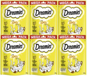 DREAMIES Portionsbeutel Mega Pack mit Käse 6 x 180g