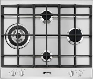 Smeg Selezione P261xgh Gasherd 60 Cm Silber  Silber One Size