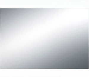 Germania Spiegel 3967-84 GW-Malou, mit MDF-Applikation in Weiß Struktur, 87 x 76 x 3 cm (BxHxT)