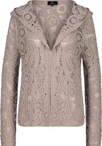 MONARI Strickjacke mit Kapuze dark linen dark linen 42