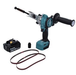 Makita DBS 180 T1 Akku Bandfeile 18 V 9 x 533 mm Brushless + 1x Akku 5,0 Ah - ohne Ladegerät