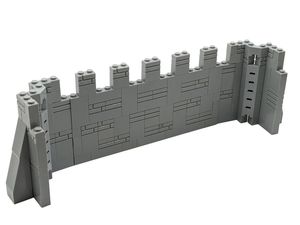LEGO® MOC Mittelalter Mauer und Eckteile Ritter NEU! Menge 136x