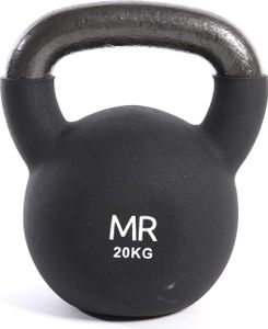 Rebecca Mobili Kettlebell Litina černá Domácí cvičení 20 kg