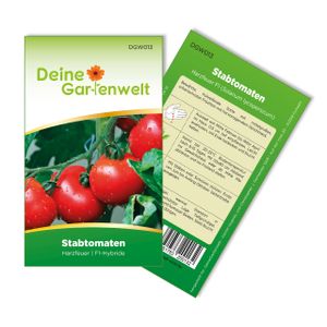 Stabtomaten Harzfeuer F1 Samen - Solanum lycopersicum - Tomatensamen - Gemüsesamen - Saatgut für 15 Pflanzen