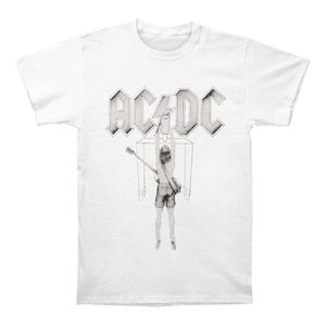 AC/DC - "Switch" T-Shirt für Herren/Damen Unisex RO1024 (L) (Weiß)
