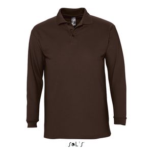 Herren Longsleeve Poloshirt Winter II - Farbe: Black - Größe: M