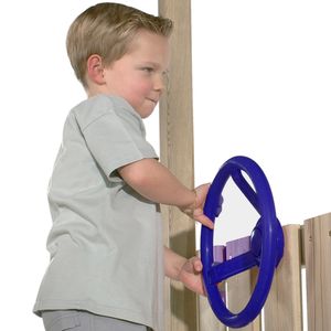 Lenkrad für Kinderspielgeräte, Farbe blau