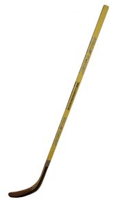 Laminierter Hockeyschläger rechts 125 cm - gelb