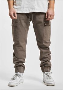 Kalhoty DEF Cargo pants pockets grey - 34