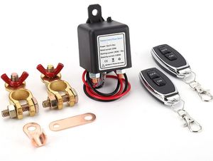 24V 200A Fernbedienbarer Batterietrennschalter – Diebstahlschutz Kill Switch mit Automatischer Abschaltfunktion