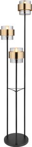 Globo Lighting Stehleuchte Metall schwarz matt, 3x E27