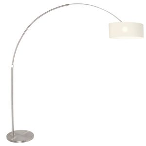 Steinhauer - stojací lampa - Sparkled Light - ocel - plátěný kov - oblouková lampa - E27 - 9679ST