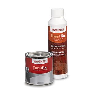 WAGNER SPEZIALSCHMIERSTOFFE Premium Tankversiegelung 175ml + Rostumwandler 250ml