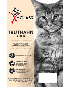 Connoisseur Cat Truthahn & Huhn für erwachsene Katzen, Trockenfutter- Alleinfuttermittel, 1,5kg