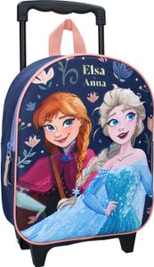 Detský cestovný 3D batoh na kolieskach Ľadové kráľovstvo - Sisters Forever