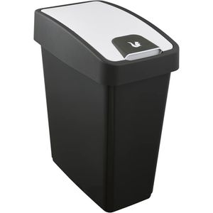 keeeper Abfalleimer "magne" 25 Liter anthrazit / weiß