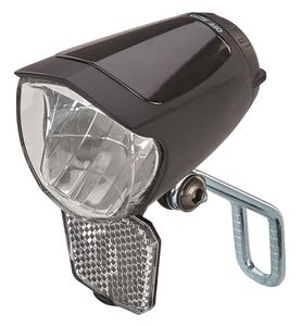 Prophete_LED-Scheinwerfer, 70 Lux, mit Ein-/Ausschalter, mit Standlicht und Sensorautomatik, abnehmbarer Reflektor und Nirosta Halter, für Naben- und Seitendynamo_6071