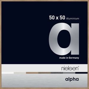 Nielsen Aluminium Bilderrahmen Alpha, 50x50 cm, Eiche