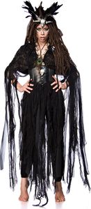Vodoo Witch Kostümtset / Vodoo Hexe Kostüm Größe XS bis L